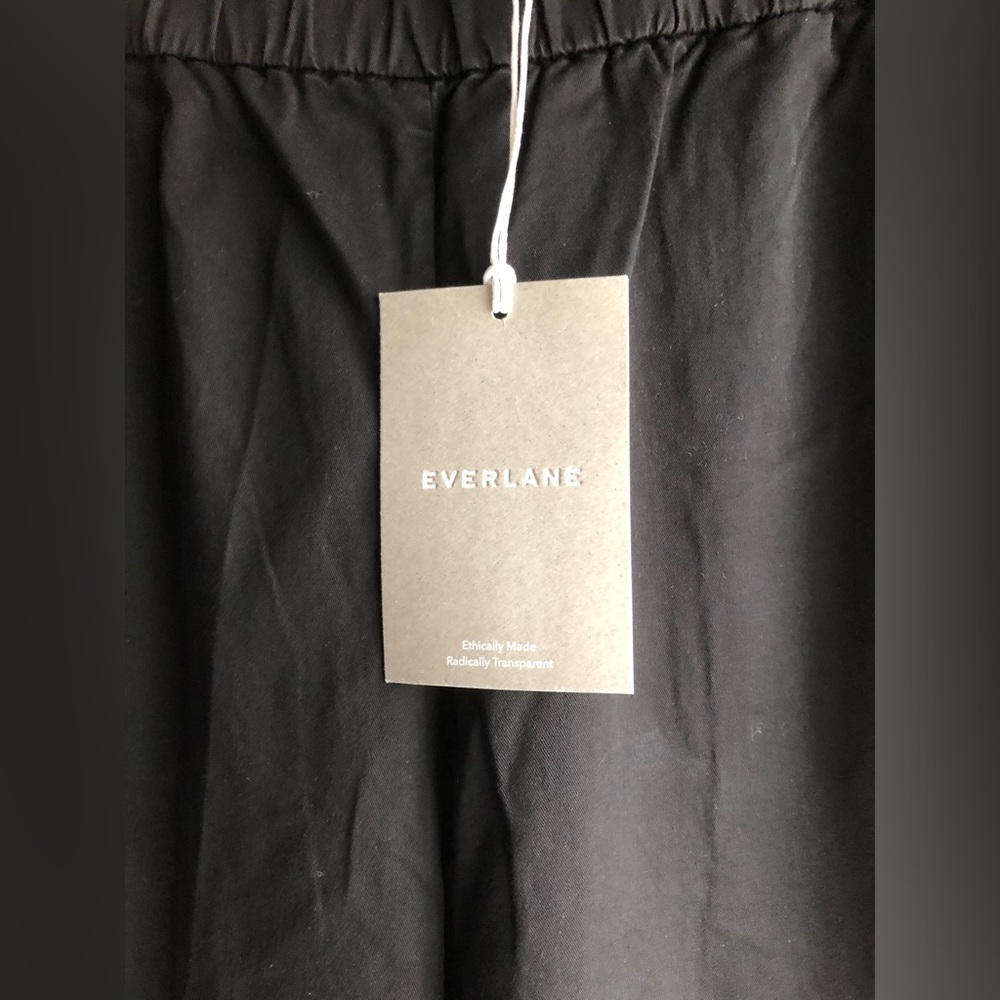 NWT Everlane The Easy Pant Black Size L Straight Leg - Picture 9 of 14